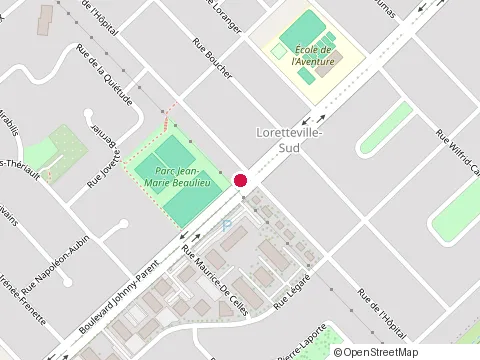 Location of Construction Rénovation Pierre Mercure at 86 Boulevard Johnny-Parent, Québec