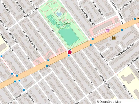 Location of Construction Richard Deslauriers at 5190 Henri Bourassa Estate, Montréal-Nord