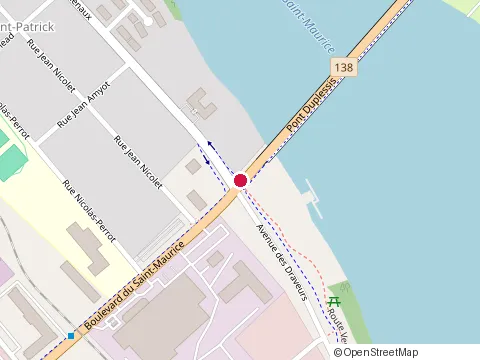 Location of Construction Robert Lebel Inc at 1620 boulevard des Chenaux, Trois-Rivières