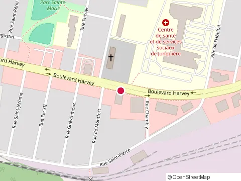 Location of Construction Rock Dufour Inc at 3675 Bd Harvey, Jonquière