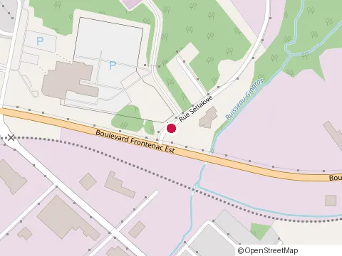 Location of Construction Rouleau Inc at 1560 Rue Setlakwe, Thetford Mines