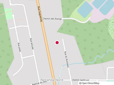 Location of Construction Sebastien Bernier at 2900 Rue Mgr Pelchat, Rouyn-Noranda