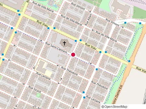 Location of Construction Serge Nadeau at 1419 Rue Saint-Clément, Montréal