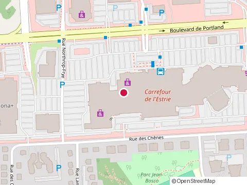 Location of Construction Sf2P Inc. at 556 Rue Émile-Bouvier, Sherbrooke