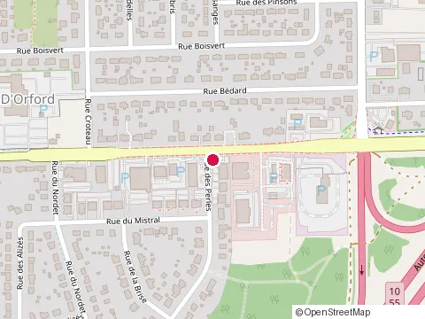 Location of Construction Sherbrooke at 52 Rue des Perles, Sherbrooke