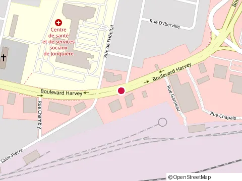 Location of Construction Signal at 3659 Rue St Pierre, Jonquière