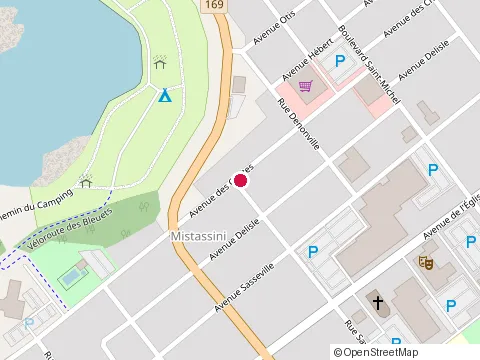 Location of Construction Sinistre Ae Inc at 89 avenue des Chûtes, Dolbeau-Mistassini