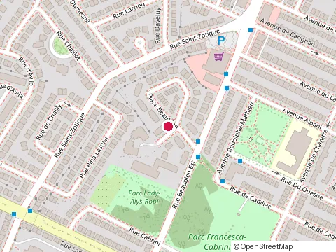 Location of Construction Smdr at 6680 place Beaubien, Montréal