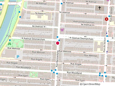 Location of Construction Soleil Cf at 5247 Rue Bannantyne, Montréal