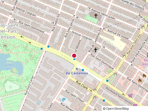 Location of Construction Sopra Inc at 40 Rue Molière, Montréal