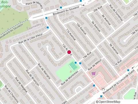 Location of Construction Srk at 553 place de St Tropez, Laval