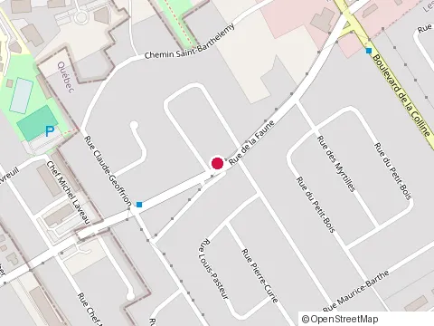 Location of Construction Ste Phane Beaumont at 2928 Rue de la Faune, Québec