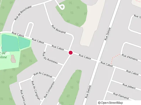 Location of Construction Stéphane Boulianne at 563 Rue Cabot, Chicoutimi