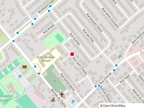Location of Construction Sylvain Cote at 5 Rue Saint-Charles, Montréal