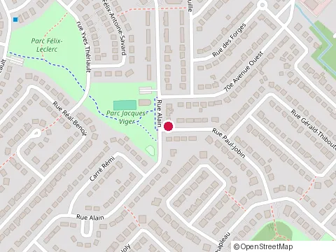 Location of Construction Sylvain Leduc at 11 Rue Paul-Jobin, Blainville