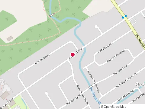 Location of Construction Sylvain Tremblay at 7332 Rue du Daim, Québec