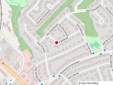 Location of Construction Synertec Inc. at 12 Rue Bellevue, Sainte-Thérèse