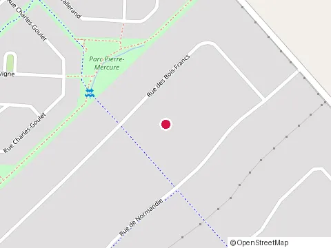 Location of Construction Taje Akoury at 699 Rue des Bois-Francs, Boucherville