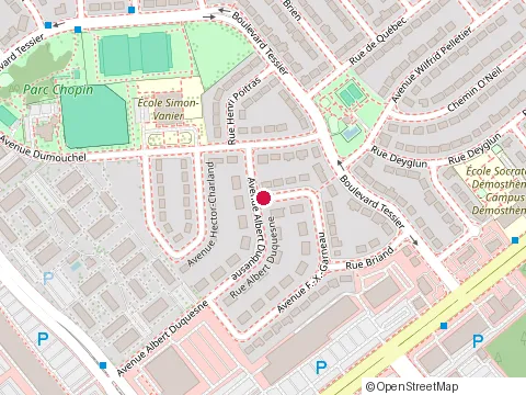 Location of Construction Thierry Berger Inc. at 1797A avenue F.-X.-Garneau, Laval