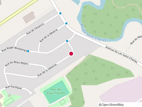Location of Construction Tire-Fort at 530 Rue de la Detente, Québec