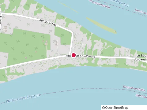Location of Construction Toit at 340 Rue du Bec-du-Canard, Drummondville