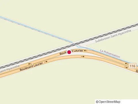 Location of Construction Tola Dupuis at 9A9 7400 Bd Laurier O, Saint-Hyacinthe
