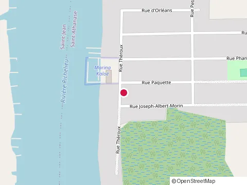 Location of Construction Tremtar Inc at 13 Rue Theroux, Saint-Jean-sur-Richelieu