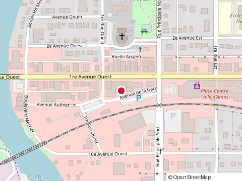 Location of Construction Ubic at 258 Rue du Moulin Cp24, Amos