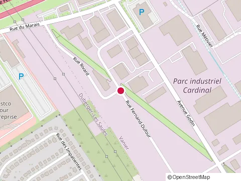 Location of Construction Unique Dms at 940 Rue Fernand-Dufour, Québec