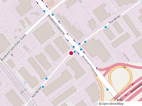 Location of Construction Vergo at 1463 Berlier Rue, Laval