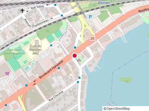 Location of Construction Vergo at Bd Harwood, Vaudreuil-Dorion