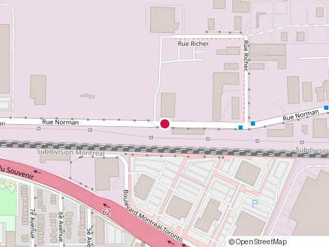 Location of Construction Ville Marie at 255 Norman St Bureau 100, Lachine