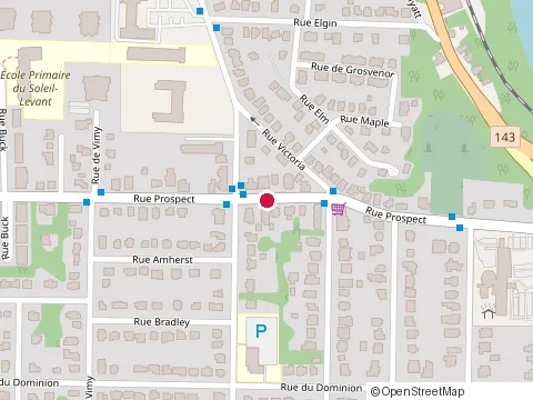 Location of Construction Vision Design Ls at 1222 Rue Prospect, Sherbrooke