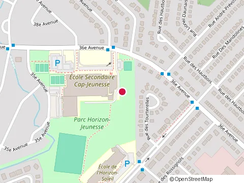 Location of Construction Voyer et Tremblay at Rue de Rochechouart, Saint-Jérôme