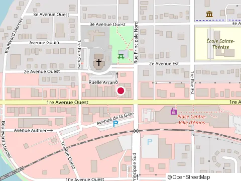 Location of Construction Vx Inc at 631 1Re Av O, Amos