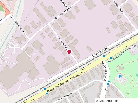 Location of Construction Wow at 1305 Rue Saint-Nicolas, Laval