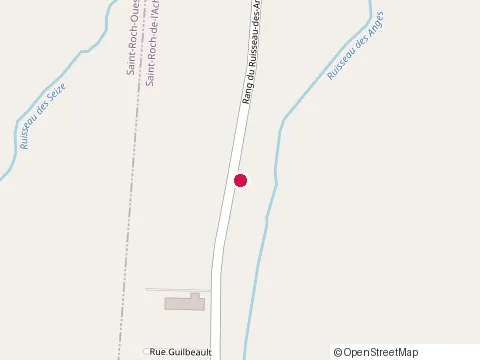 Location of Construction Wr Inc. at 1835 Rang de la Rivière N, Saint-Roch-de-l'Achigan