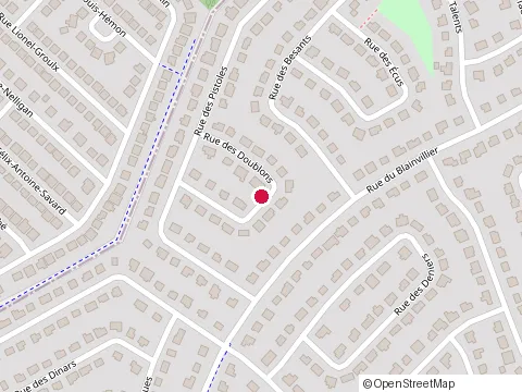 Location of Construction Yvan Caron at Rue, Blainville