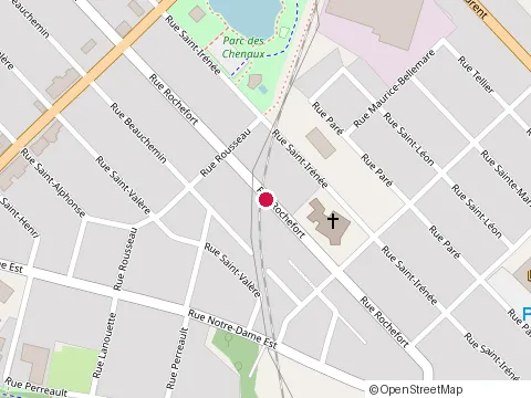 Location of Construction Yves Thiffault at 125 Rue Rochefort, Trois-Rivières