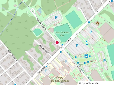 Location of Construction Yvon Perreau at 525 Rue du Parc-Industriel, Sherbrooke