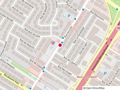 Location of Construction Z2 at 5146 Jarry E, Saint-Léonard