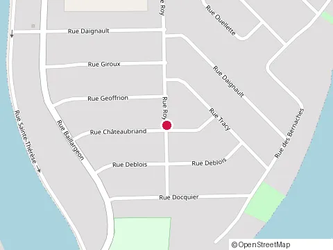 Location of Construction-Rénovation Bergeron at 119 Daigneault, Saint-Jean-sur-Richelieu