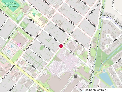 Location of Constructionb at 120 Rue Saint-Denis, Drummondville