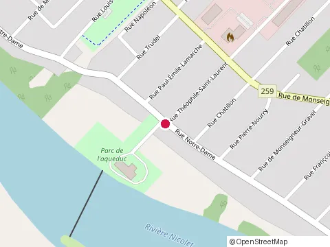 Location of Constructions & Pavages Cntnl at 1 Mnt de l'Aqueduc, Nicolet