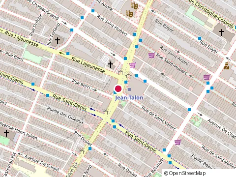 Location of Constructions Alain Caron Inc at 7002 Rue de Saint-Vallier, Montréal