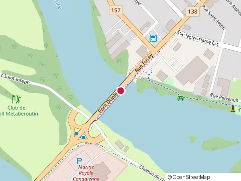 Location of Constructions Be-Con Inc at 1 Rue Fusey, Trois-Rivières