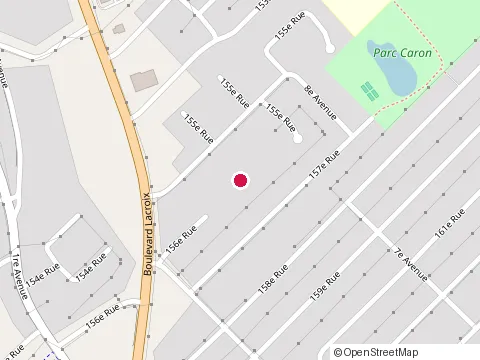Location of Constructions Belanger-Morin Inc at 724 155E Rue, Saint-Georges