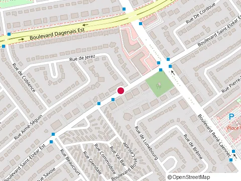 Location of Constructions Berka Inc, les at 199 boulevard St Elzear O, Laval