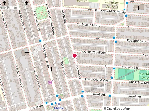 Location of Constructions Cabla Inc at 6619 Rue Hadley, Montréal