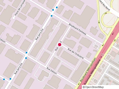 Location of Constructions Citebec Ltée (les) at Rue Alfred Anjou 7993, Anjou